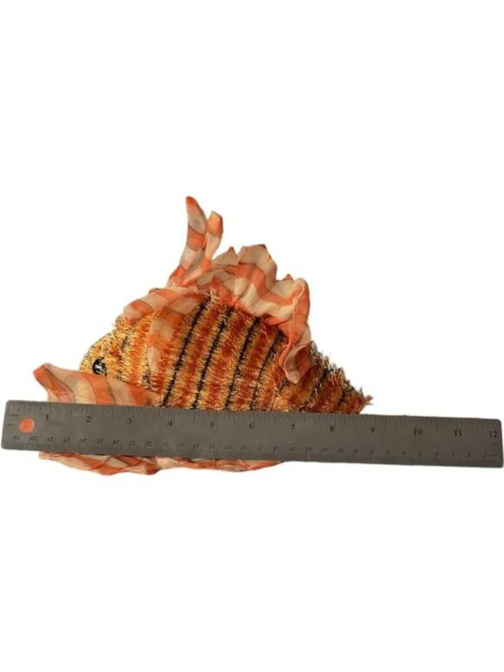 Webkinz Lionfish Plush Toy Ganz HM355 Orange Striped Sea Creature Y2K Kidcore 10